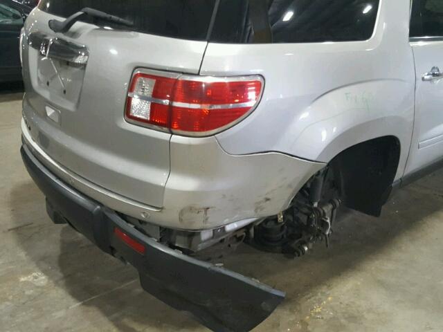 5GZER23717J108677 - 2007 SATURN OUTLOOK XR ვერცხლისფერი ფოტო 9