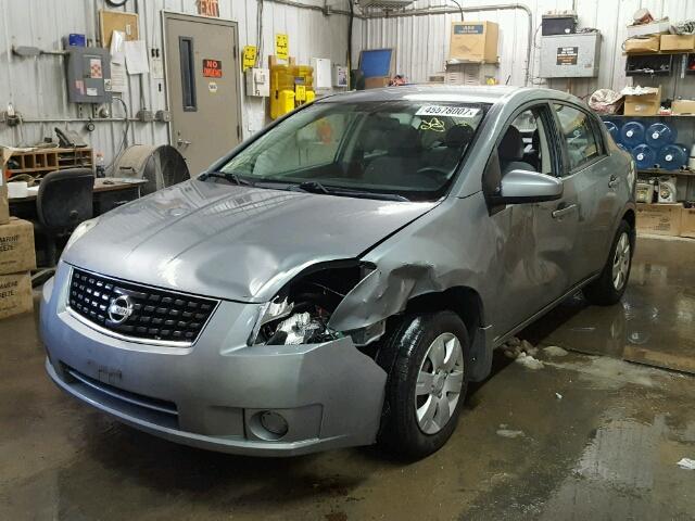 3N1AB61E18L725510 - 2008 NISSAN SENTRA 2.0 GRAY photo 2