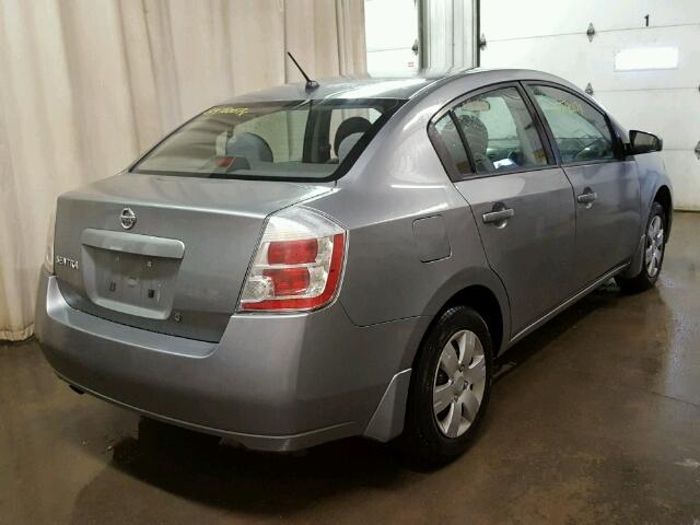 3N1AB61E18L725510 - 2008 NISSAN SENTRA 2.0 GRAY photo 4