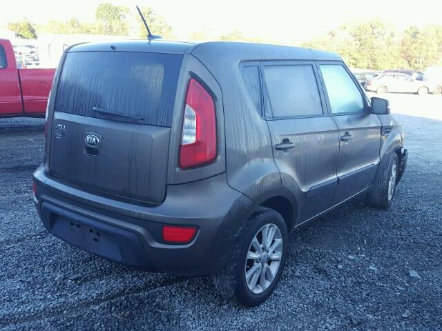 KNDJT2A68D7555401 - 2013 KIA SOUL BROWN photo 4