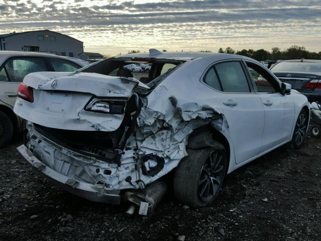 19UUB2F50FA012728 - 2015 ACURA TLX TECH WHITE photo 4