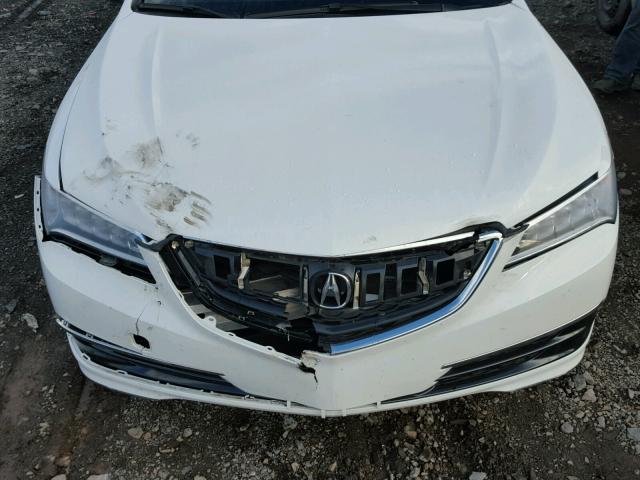 19UUB2F50FA012728 - 2015 ACURA TLX TECH WHITE photo 7