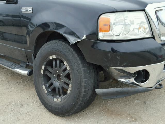 1FTPW14V68FC20762 - 2008 FORD F150 SUPER BLACK photo 9