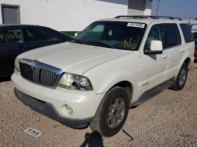 5LMEU88H74ZJ53889 - 2004 LINCOLN AVIATOR WHITE photo 2