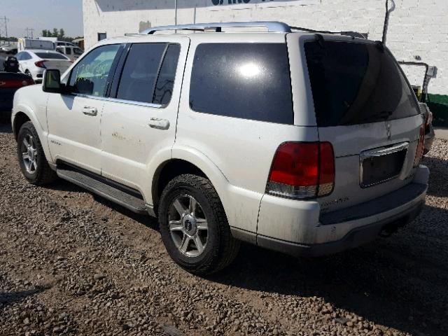 5LMEU88H74ZJ53889 - 2004 LINCOLN AVIATOR WHITE photo 3