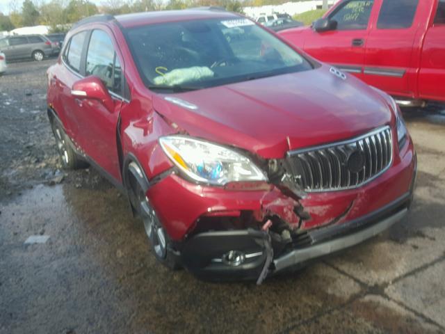 KL4CJGSB2EB737708 - 2014 BUICK ENCORE RED photo 1