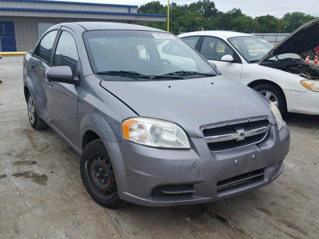 KL1TD5DEXBB165301 - 2011 CHEVROLET AVEO LS GRAY photo 1