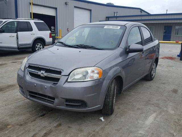 KL1TD5DEXBB165301 - 2011 CHEVROLET AVEO LS GRAY photo 2
