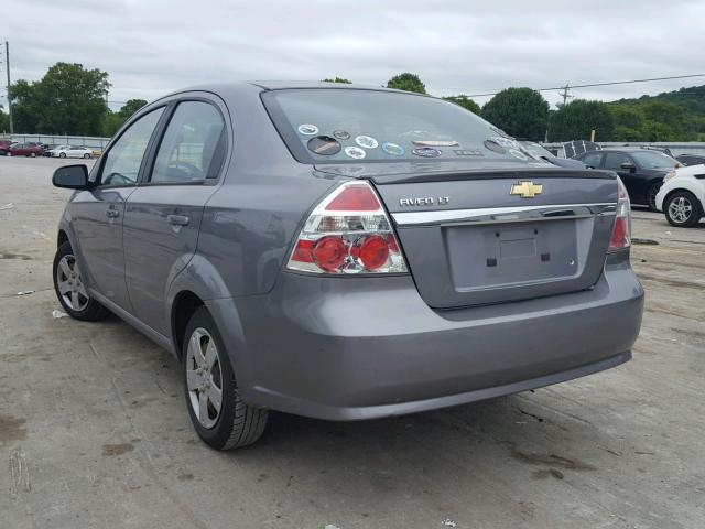 KL1TD5DEXBB165301 - 2011 CHEVROLET AVEO LS GRAY photo 3