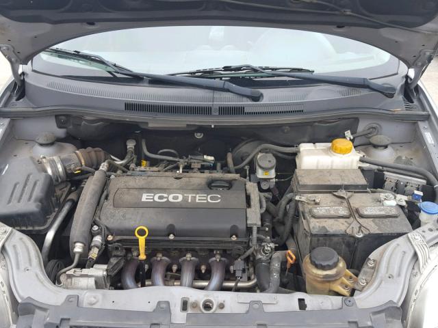 KL1TD5DEXBB165301 - 2011 CHEVROLET AVEO LS GRAY photo 7