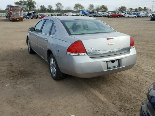 2G1WB58N289269418 - 2008 CHEVROLET IMPALA LS SILVER photo 3