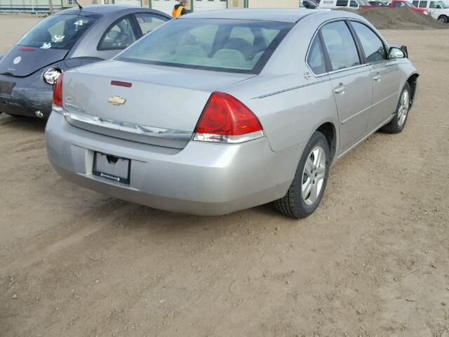 2G1WB58N289269418 - 2008 CHEVROLET IMPALA LS SILVER photo 4