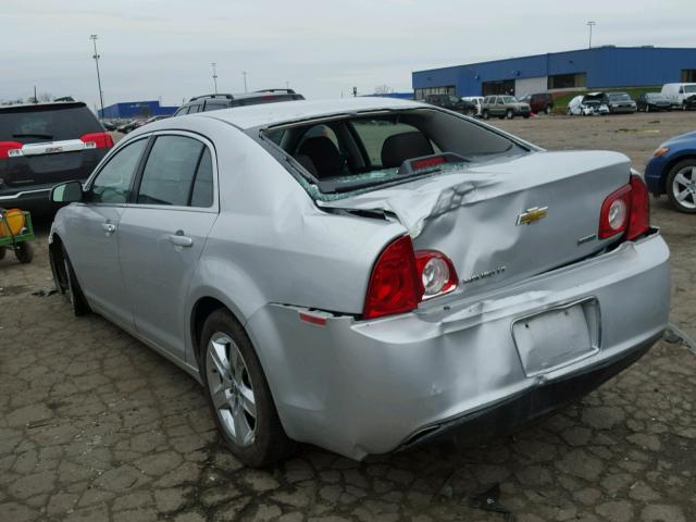 1G1ZC5E01AF179435 - 2010 CHEVROLET MALIBU 1LT SILVER photo 3