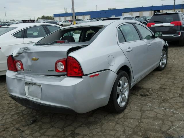 1G1ZC5E01AF179435 - 2010 CHEVROLET MALIBU 1LT SILVER photo 4
