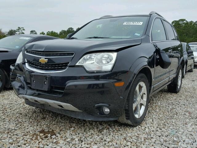 3GNAL3EK4DS627443 - 2013 CHEVROLET CAPTIVA LT BLACK photo 2