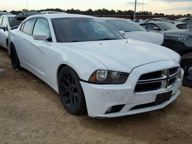 2C3CDXBG0EH215793 - 2014 DODGE CHARGER SE WHITE photo 1