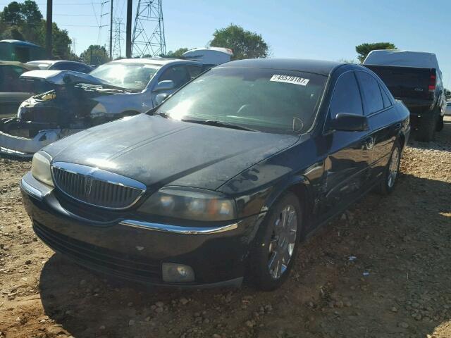 1LNHM86S34Y608404 - 2004 LINCOLN LS BLACK photo 2