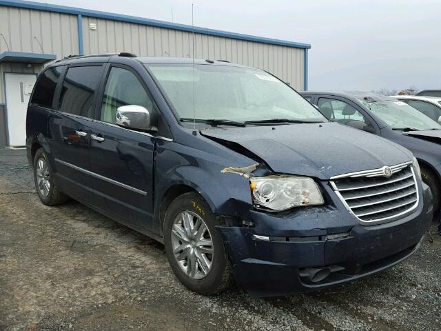 2A8HR64X38R133929 - 2008 CHRYSLER TOWN & COU Mavi foto 1