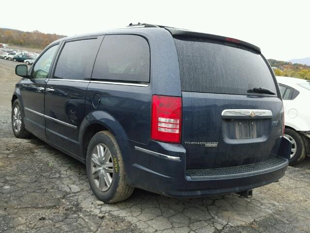 2A8HR64X38R133929 - 2008 CHRYSLER TOWN & COU Mavi foto 3