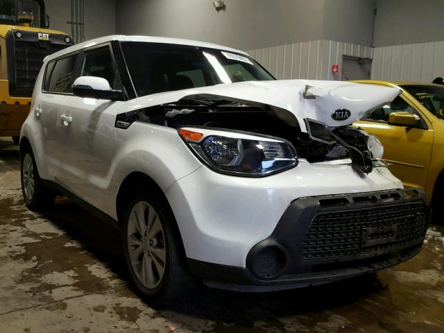 KNDJP3A53E7068240 - 2014 KIA SOUL WHITE photo 1