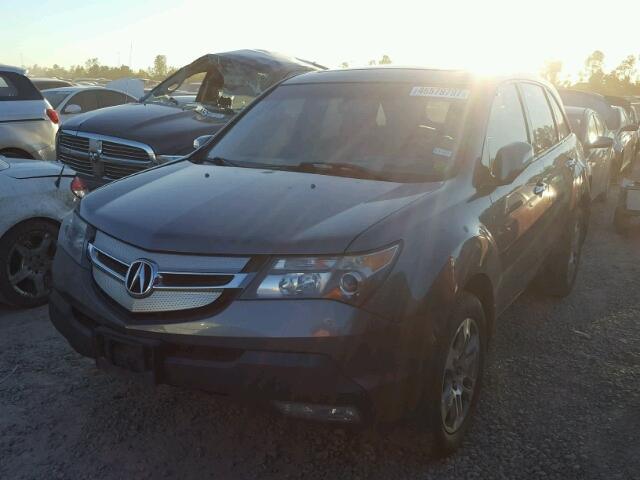 2HNYD28649H504131 - 2009 ACURA MDX TECHNO GRAY photo 2