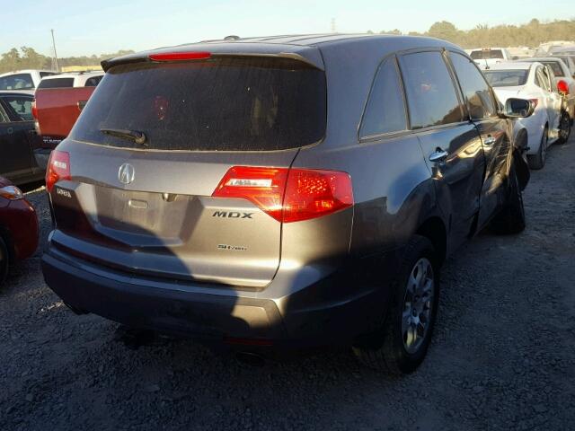 2HNYD28649H504131 - 2009 ACURA MDX TECHNO GRAY photo 4