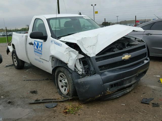 1GCEC14X08Z140891 - 2008 CHEVROLET SILVERADO WHITE photo 1