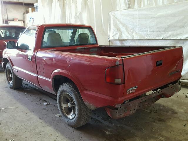 1GCCS1444W8202702 - 1998 CHEVROLET S TRUCK S1 RED photo 3