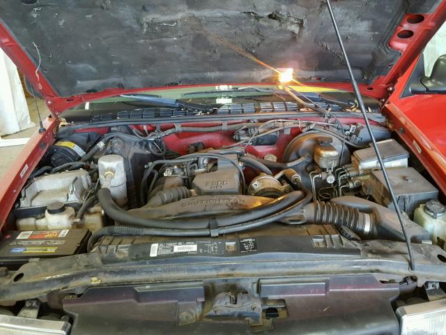 1GCCS1444W8202702 - 1998 CHEVROLET S TRUCK S1 RED photo 7