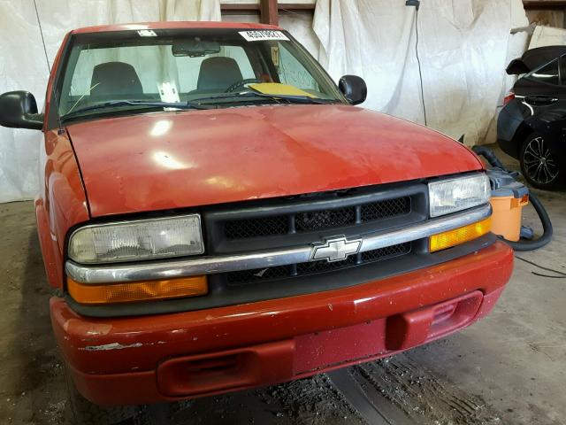 1GCCS1444W8202702 - 1998 CHEVROLET S TRUCK S1 RED photo 9