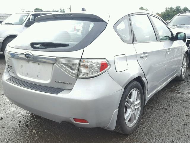 JF1GH61679G818946 - 2009 SUBARU IMPREZA 2. SILVER photo 4