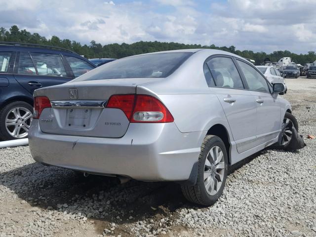 2HGFA1F96AH310669 - 2010 HONDA CIVIC EXL SILVER photo 4