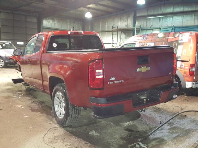 1GCHSCEA0G1202289 - 2016 CHEVROLET COLORADO L RED photo 3