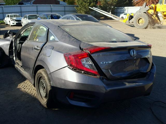 19XFC2F55GE227444 - 2016 HONDA CIVIC LX GRAY photo 3