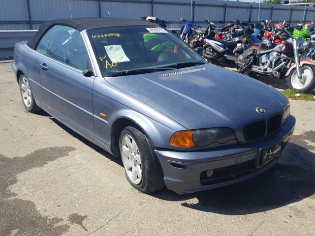 WBABR3344YEA83770 - 2000 BMW 323 CI BLUE photo 1