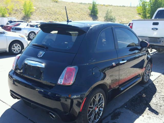 3C3CFFFH7FT676909 - 2015 FIAT 500 ABARTH BLACK photo 4