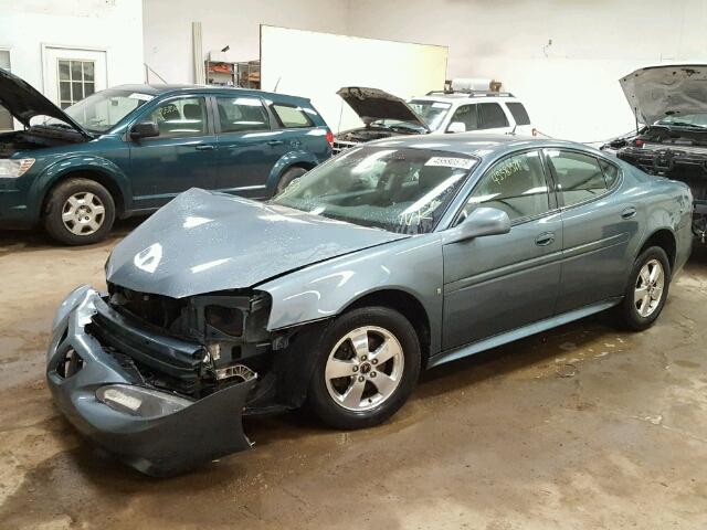 2G2WP552561176539 - 2006 PONTIAC GRAND PRIX BLUE photo 2