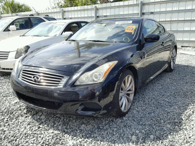 JNKCV64E29M602376 - 2009 INFINITI G37 BASE BLACK photo 2