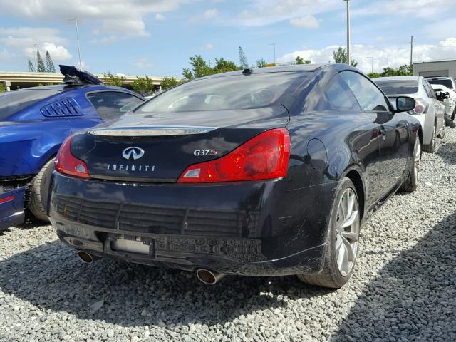 JNKCV64E29M602376 - 2009 INFINITI G37 BASE BLACK photo 4