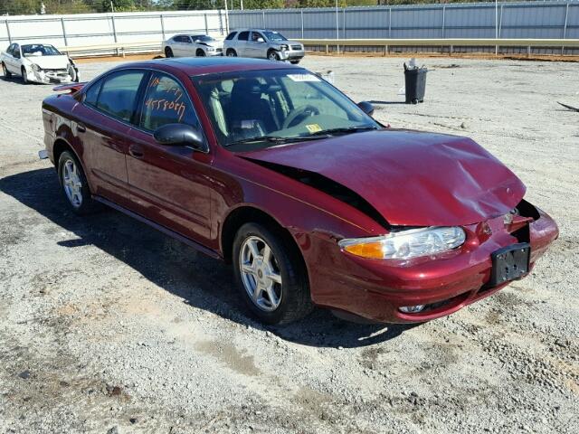 1G3NF52E83C209774 - 2003 OLDSMOBILE ALERO GLS RED photo 1