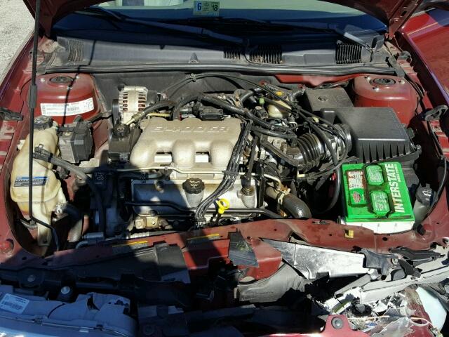 1G3NF52E83C209774 - 2003 OLDSMOBILE ALERO GLS 红色 照片 7