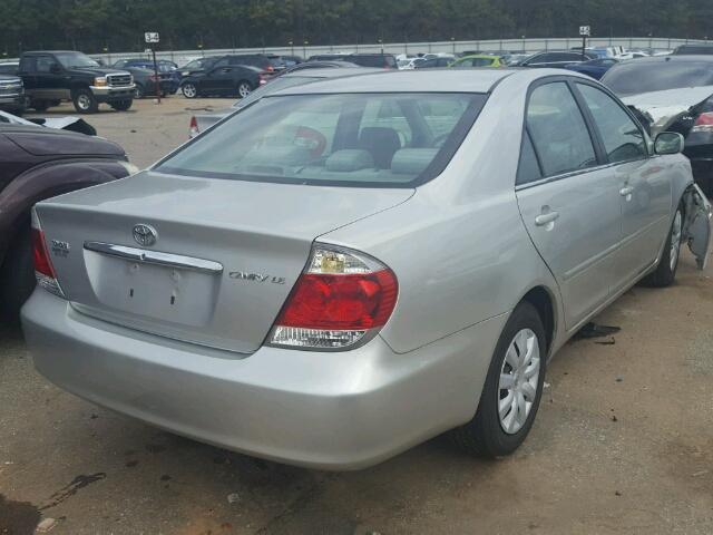 4T1BE32K35U947751 - 2005 TOYOTA CAMRY SILVER photo 4