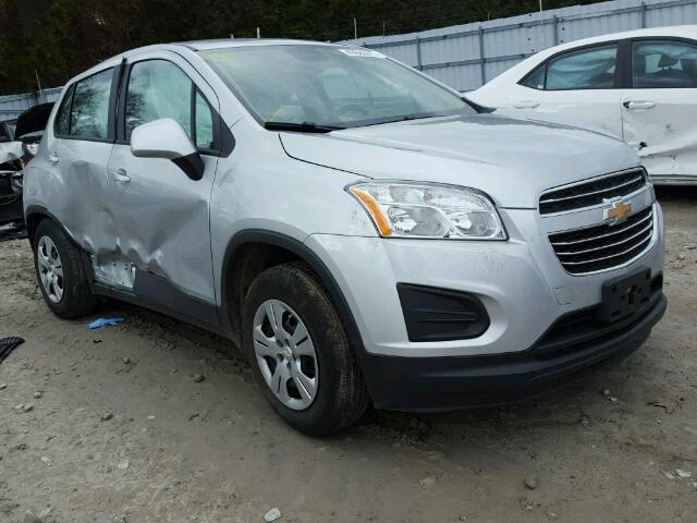 3GNCJKSB7GL268746 - 2016 CHEVROLET TRAX LS SILVER photo 1