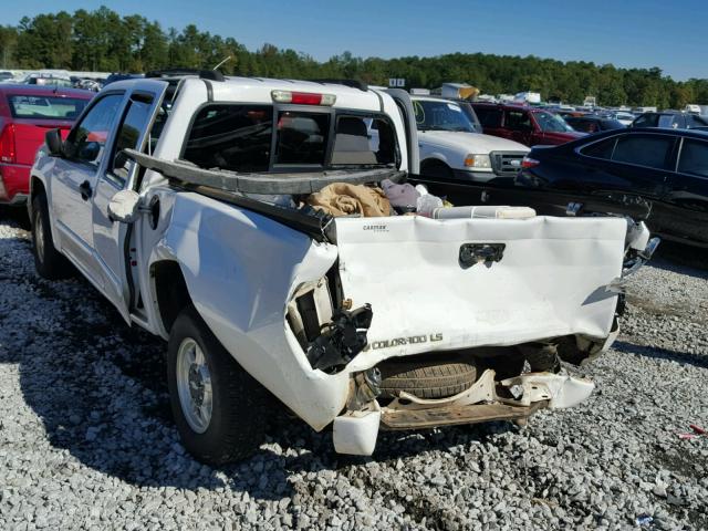 1GCCS136758156896 - 2005 CHEVROLET COLORADO WHITE photo 3