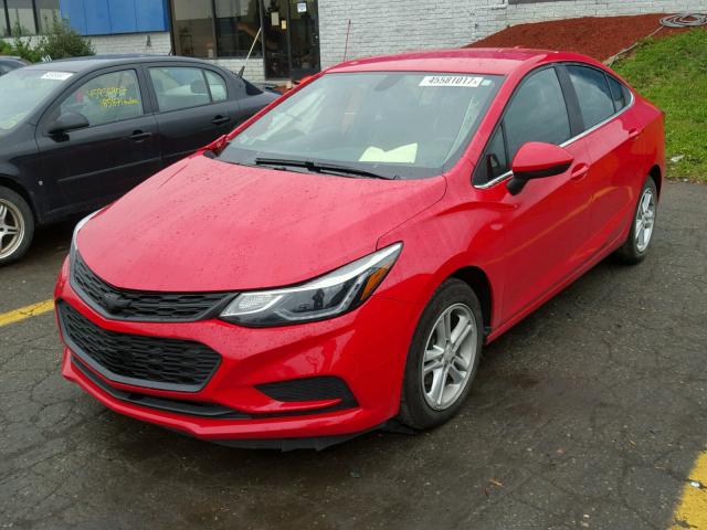 1G1BE5SM3G7270034 - 2016 CHEVROLET CRUZE RED photo 2