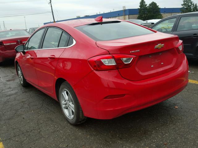 1G1BE5SM3G7270034 - 2016 CHEVROLET CRUZE RED photo 3