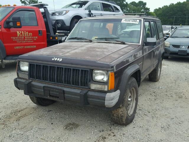 1J4FJ28L5KL477858 - 1989 JEEP CHEROKEE BROWN photo 2