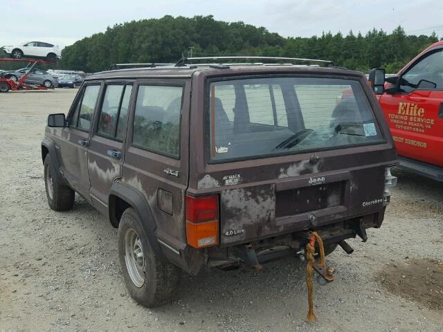 1J4FJ28L5KL477858 - 1989 JEEP CHEROKEE BROWN photo 3