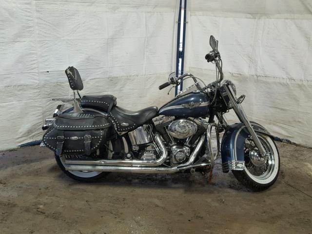 1HD1BWB173Y066623 - 2003 HARLEY-DAVIDSON FLSTCI BLUE photo 9