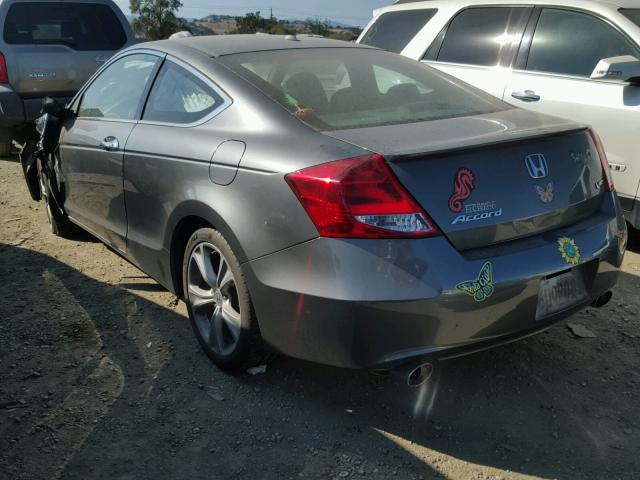 1HGCS2B80CA001672 - 2012 HONDA ACCORD GRAY photo 3